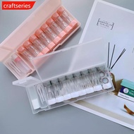 CRAFTSERIES 8pcs Contact Lens Box Holder with Lenses Tweezers Contact Lens Kit Holder Contact Lenses