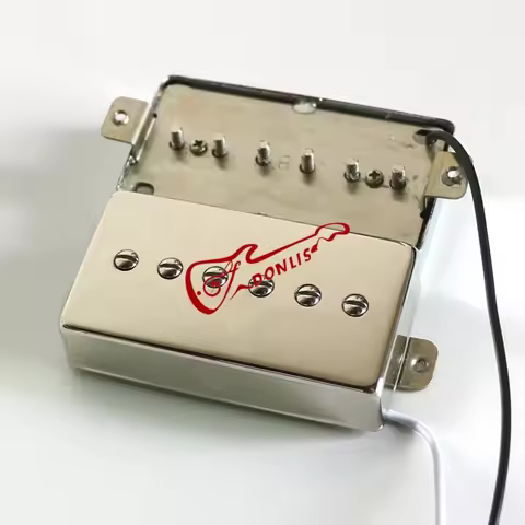 Donlis P90 Humbucker pickup Single Coil Nickel Silver Cover LP Guitar Pickups With Alnico 2/5 Magnet
