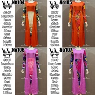 Promotion Rm6 Muslimah Corak Long Dress Jubah Lycra Ready Stock Borong Murah