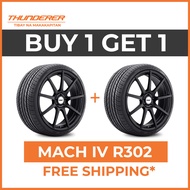 2pcs THUNDERER 195/50R16 MACH IV R302 88V XL Car Tires