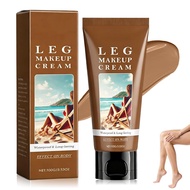 Leg Makeup Cream, Body Coverage Perfect, Waterproof Sweatproof Body Makeup, Easy to Apply, Create Fl