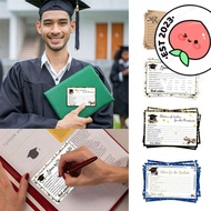 YRBWDYZDH 8PCS Graduation Advice Cards, Multicolor Paper Graduation Greeting Cards, Advice for The G