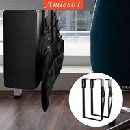 [Amleso1] Holder PC Wall Mount Bracket Adjustable Office Practical Desktop Computer Mount Under Desk