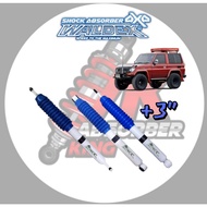 Toyota Land Cruiser LJ70/Lj73 1984(2 doors) Waldex Heavy-duty Lift Up 3" inc Gas Absorber Supreme 34