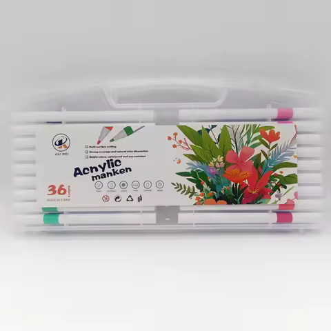 12 color /24 color /36 color /48 color Acrylic Marker Set Color Pen Large capacity acrylic graffiti 