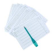 Golf Score Card Score Card Paper Coated Material Score Book Stadium Accessories Supplies
