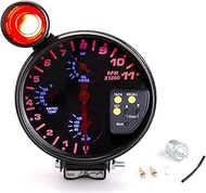 Tachometer Gauge,5" 12V Automotive Replacement Tachometers 0-11000 RPM w/ Shift Light,Oil/Water Temp