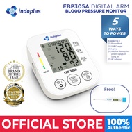 Indoplas Automatic Blood Pressure Monitor EBP305A USB-C Powered - FREE Digital Thermometer