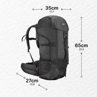 Decathlon FORCLAZ 50L Travel Backpack - Black - 8735043 GS GS GS
