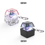 GESH Finger Keyboard Caps, Glowing Finger Keyboard Cap Fidget Keychain,  Fingertip Clicks DIY Stress