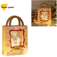 Christmas Snow Globe Lantern Musical Lighted Snow Globe Lantern Battery Powered Night Light Handbag 
