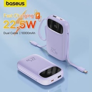 【24H Shipped 2 Years Warranty】Baseus 20000mAh 22.5W Power Bank Qpow2 Dual-Cable Digital Display Fast