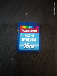 Transcend Wifi SD 16GB SDHC Memory Card 創新 創見 無線傳輸 記憶卡