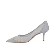 Jimmy Choo LOVE Slim Heel High Heels 6.5cm Womens Silver LOVE65TFG-IVORY SILVER