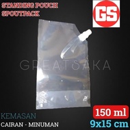STANDING POUCH 150ML SPOUTPACK PLASTIK KEMASAN CAIRAN MINUMAN MINYAK