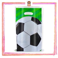 ✨🌈 LOOT Bag 6Pcs/ SET Football Soccer Birthday Goodie Bag Plastic Bag l Candy Sweets Tibits Snack Ba