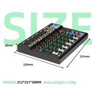 (Buyfaster) Audio Mixer Mixer Profesional 4Channel/7-Channel