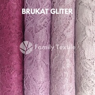 Kain Brokat Kebaya 1 Meter - Brukat Meteran Premium Bahan Brokat