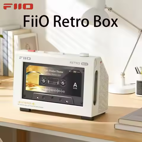 FiiO Retro Box Wireless Bluetooth Speaker HiFi Lossless LDAC Compatible with M33 M21 JM21 Portable L