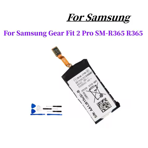 EB-BR365ABE Replacement Battery For Samsung Gear Fit 2 Pro SM-R365 R365 Battery 200mAh with Tools