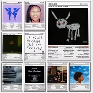 Pop classic Rapper drake Hip Hop Rock Music Album Cover Posters Prints Canvas Painting Wall Art Pict