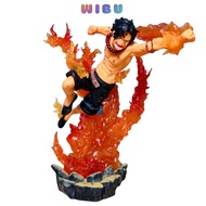 One Piece ACE model fzero super version 18cm tall, rare item with sharp details, one piece figure