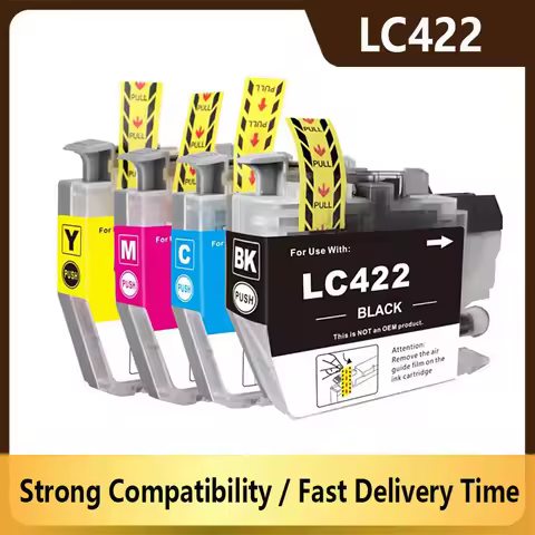 LC422 LC-422 Ink Cartridge Compatible For Brother MFC-J5340DW MFC-J5345DW MFC-J5740DW MFC-J6540DW 69