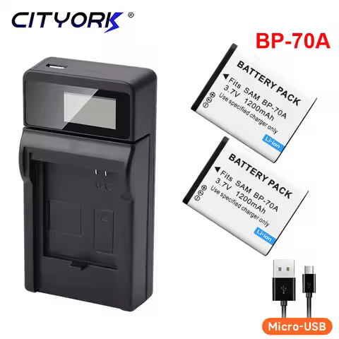 CITYORK BP70A BP-70A bp 70a Camera Battery For SAMSUNG PL80 PL90 PL100 PL101 PL120 PL170 PL200 PL201