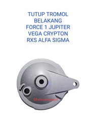 TUTUP TROMOL BELAKANG SILVER FORCE 1 RXS VEGA LAMA CRYPTON ALFA SIGMA