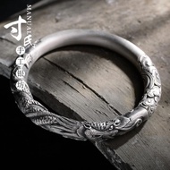 Cloud Bracelet S999 Pure Silver Handmade Silver Bracelet Men Style Domineering Silver Bracelet Sterl