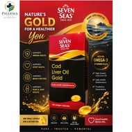 Seven Seas Cod Liver Oil Gold 100softgel capsules