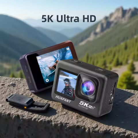 G9SE Action Camera 5K30fps 4K60fps 50MP 2.0 Touch LCD EIS DVR Webcam Dual Screen Wi-Fi 170D Waterpro