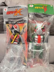 medicom  King Size Kamen Rider V3 Kamen Rider X  Kamen Rider 2  幪面超人 V3 幪面超人 X 45cm 16吋 笠頭 Sofubi So