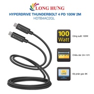 Usb Type-C to Type-C HyperDrive Thunderbolt 4 PD cable 100W 2m HDTB4AC2GL - Genuine product