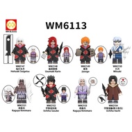 Naruto Action Figure Children's Toys WM6113 minifigure Akatsuki itachi sasuke kakashi madara hashira