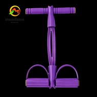 MUNDAUN 2PCS Pedal Resistance Band, 4 Tube 6 Tube Resistance Band Trainer, Flexible T Handle ABS Dua