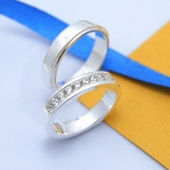 Couple Engagement Ring C433 – Platinum White Gold Palladium Silver 950 | Marriage –San950 Official