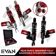EVAN.SHOP TRC Rear Dual Shock 305mm 320mm 350mm 365mm NMAX/AEROX/PCX/ADV/XMAX Absorber Suspension