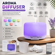 AD 1000ML Aroma Diffuser Ultrasonic | Essential Oil Diffuser Humidifier dengan Remote Control