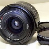 Minolta 28/2.8 A-MOUNT 美能達 28mm 28 ...
