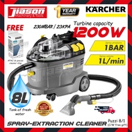 KARCHER PUZZI 8/1 /PUZZI 8/1 C Spray Extraction Cleaner/ Carpet Cleaner/ Upholstery Cleaner/ Pembers