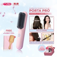 Sunny TYMO PORTA PRO Cordless Hair Straightener Brush Comb | Negative Ion | Anti-Frizz | Anti-Scald 