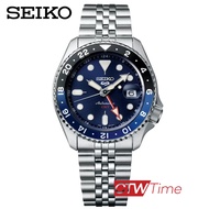 SEIKO 5 SPORTS GMT AUTOMATIC นาฬิกาข้อมือผู้ชาย สายสแตนเลส รุ่น  SSK001K1 / SSK003K1 / SSK005K1 [SSK001K / SSK003K / SSK005K]