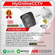 DS-2CE16D0T-LFS Hikvision Outdoor CCTV Iron Camera 2MP 2CE16DOT Audio