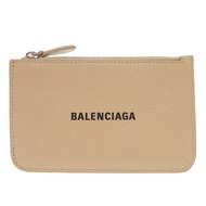 近全新 Balenciaga 637130 米色皮革卡包 1017 [二手] BALENCIAGA