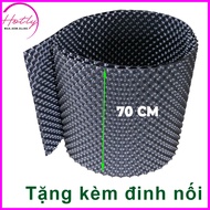 Bầu ươm cây V6 CAO 70CM dày 6mm cắt theo mét dài khách đặt tặng ốc vít-77904