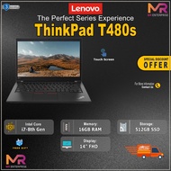 Refurbished ~ Lenovo ThinkPad T480s ( Core i7-8th Gen ) 14" FHD TouchScreen | 16GB-512GB, Win 10