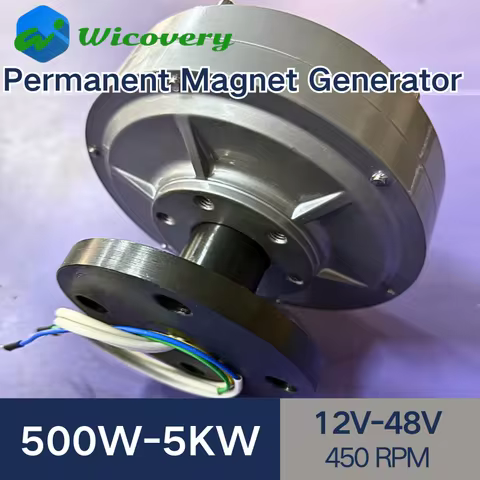 500W 3KW 1KW 5KW 4KW 12V 24V 48V 220V Permanent Magnet Generator Alternator Maglev DIY Wind turbine 