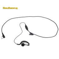 Security Earhanger Headset Earpiece Earphone for  Radio Black