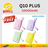 [B1F1] MOVESPEED Q10 Plus 10000mAh PD20W Con Doble Type C cable MFI Certified Mini Power Bank